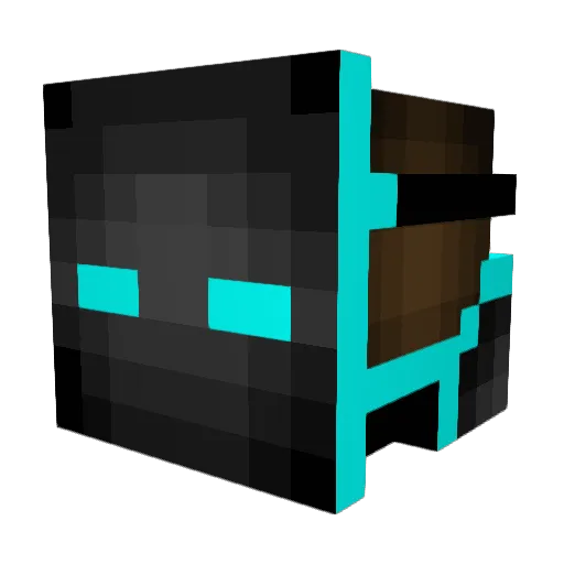 LittleWolf17 Minecraft avatar head, 3D render