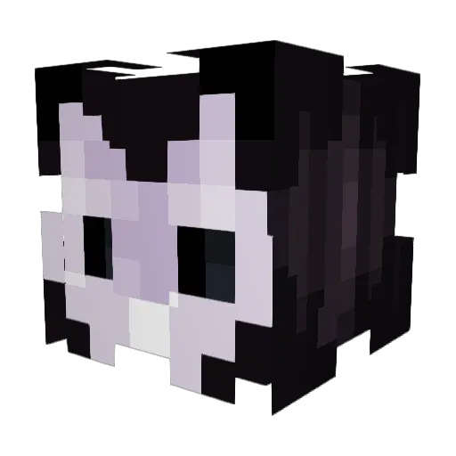 Little_Baoyu Minecraft avatar head, 3D render