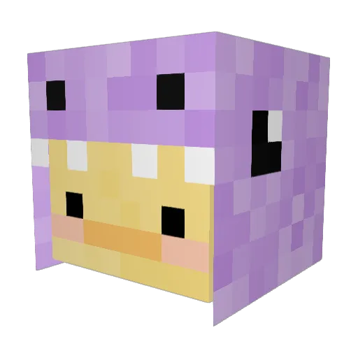 Little_Bean2 Minecraft avatar head, 3D render