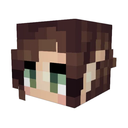 Little_Bear_88 Minecraft avatar head, 3D render