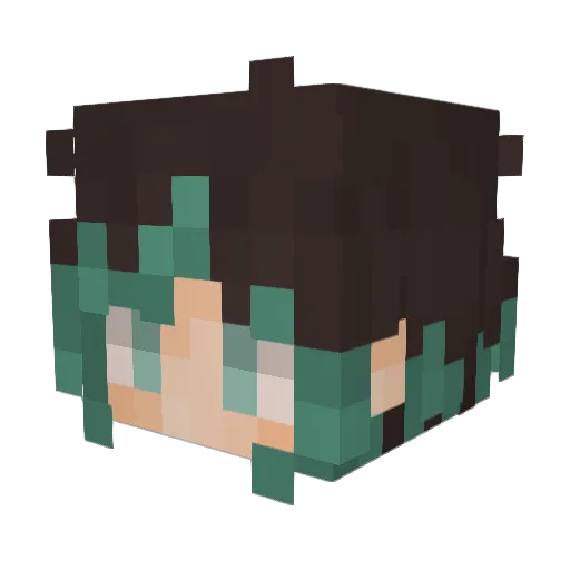 Little_Boogie Minecraft avatar head, 3D render
