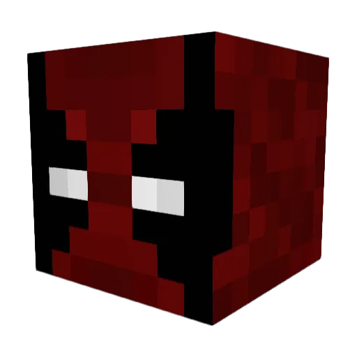 Little_Bro_Sharp Minecraft avatar head, 3D render
