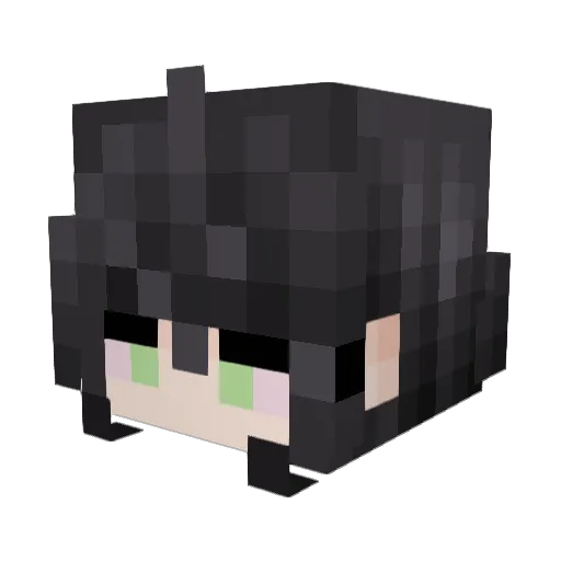 Little_Caesarss Minecraft avatar head, 3D render