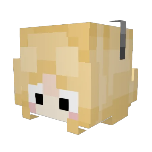 Little_ESX Minecraft avatar head, 3D render