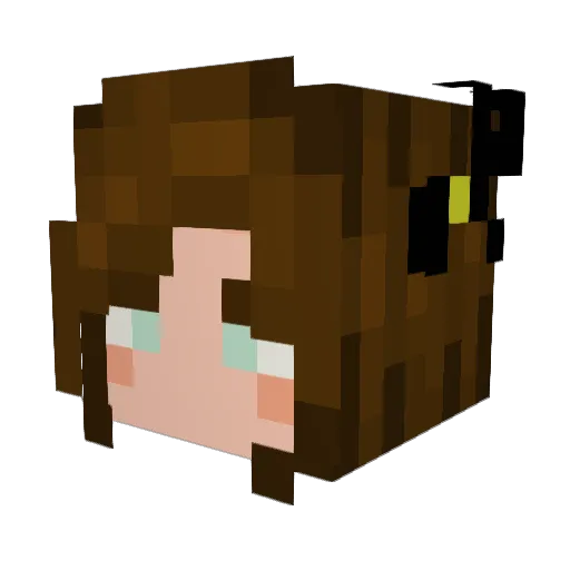 Little_Earl Minecraft avatar head, 3D render
