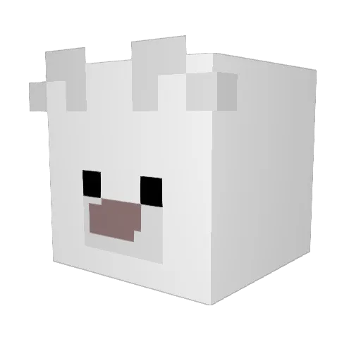 Little_Ground Minecraft avatar head, 3D render