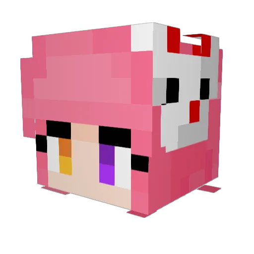 Little_Lin1 Minecraft avatar head, 3D render