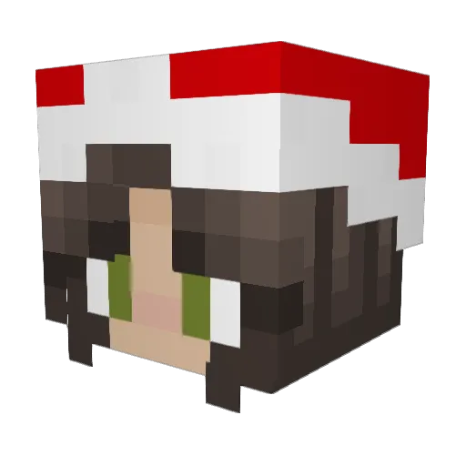 Little_Monkey25 Minecraft avatar head, 3D render