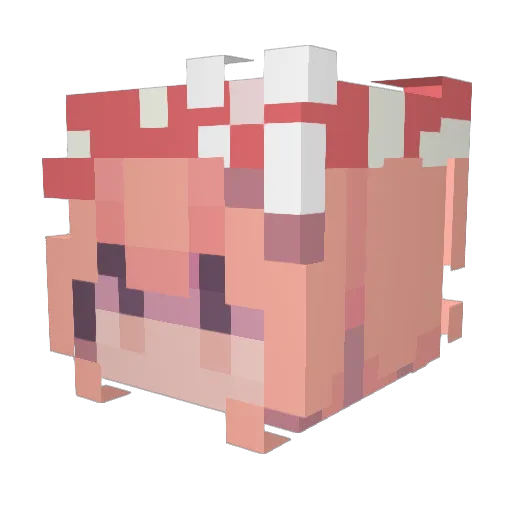 Little_SandWing Minecraft avatar head, 3D render
