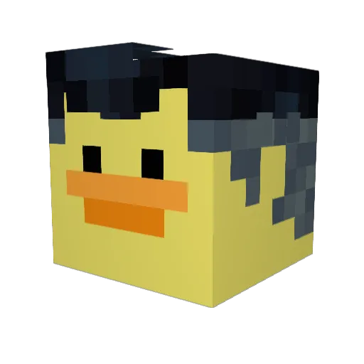 Little_Tato Minecraft avatar head, 3D render
