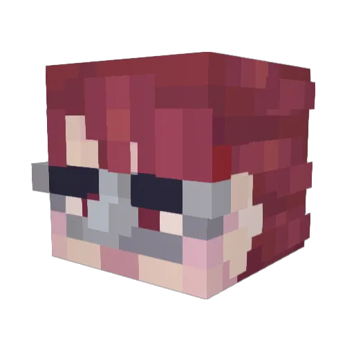 Little_Thomas Minecraft avatar head, 3D render