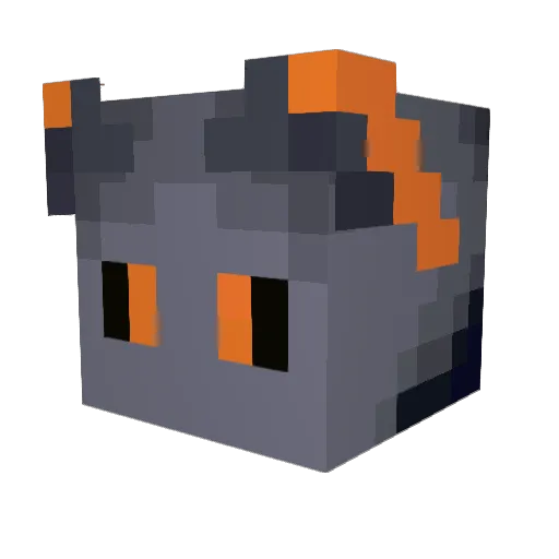 Little__Luke Minecraft avatar head, 3D render