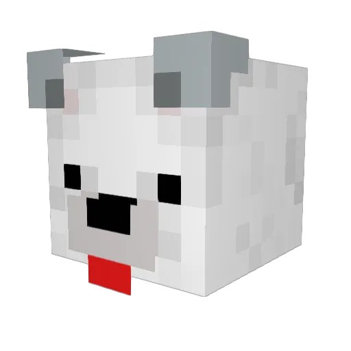 Little_bamse Minecraft avatar head, 3D render