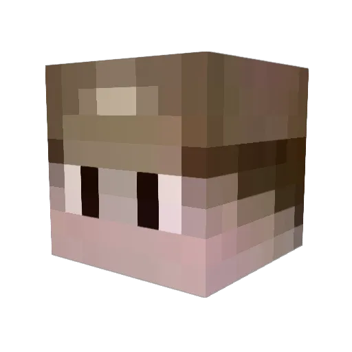 Little_cheshire Minecraft avatar head, 3D render