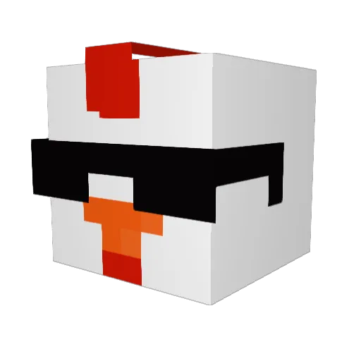 Little_chicken93 Minecraft avatar head, 3D render