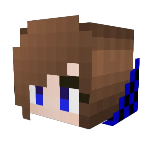 Little_pip3124 Minecraft avatar head, 3D render