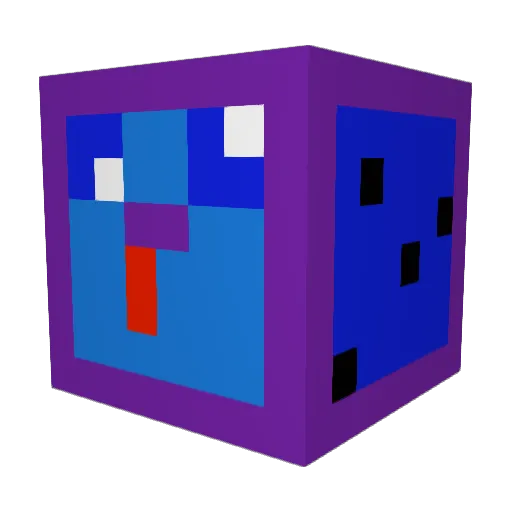 Littleboatpants Minecraft avatar head, 3D render
