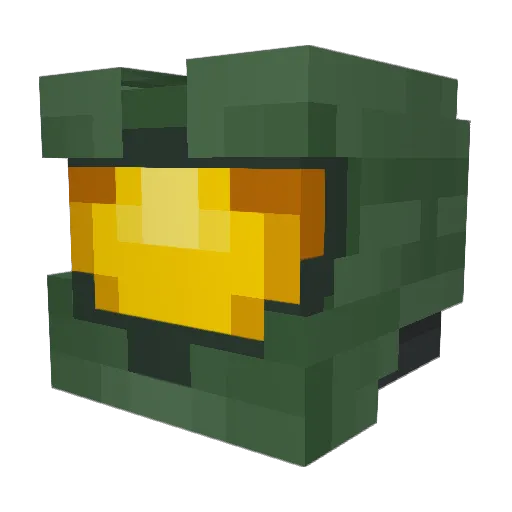 Littledubdub Minecraft avatar head, 3D render