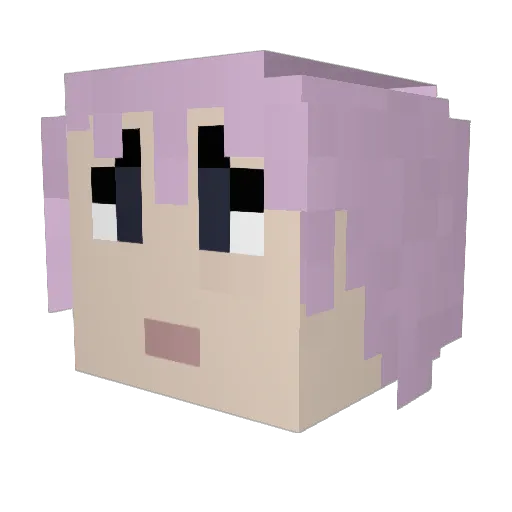 Littlemann55 Minecraft avatar head, 3D render