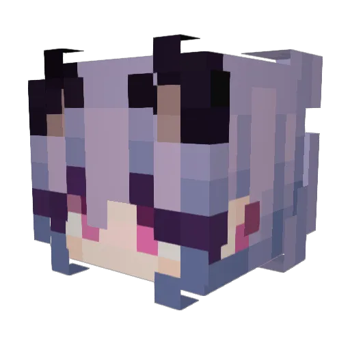 Littlepatoune Minecraft avatar head, 3D render