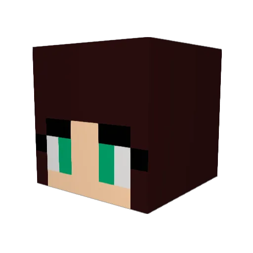 Littletedybear Minecraft avatar head, 3D render