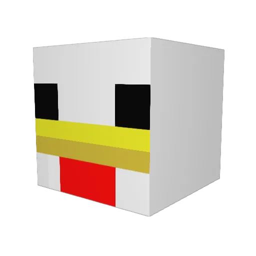 LittlexFreak Minecraft avatar head, 3D render