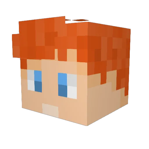 LittlexToast Minecraft avatar head, 3D render