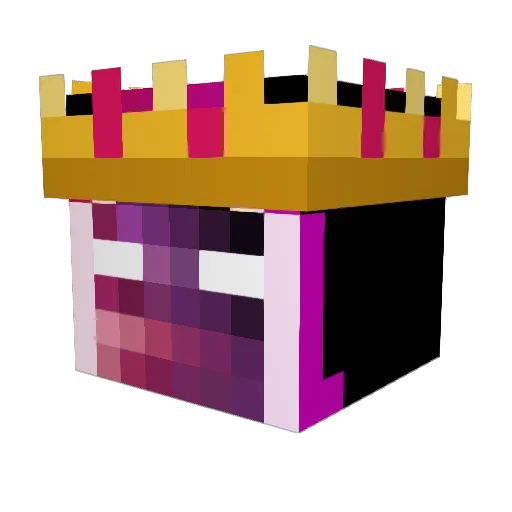 Litust Minecraft avatar head, 3D render