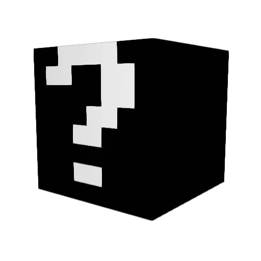 Litwed Minecraft avatar head, 3D render