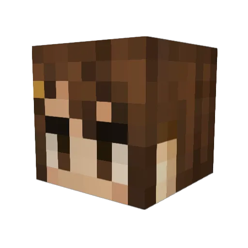 Litwick786 Minecraft avatar head, 3D render