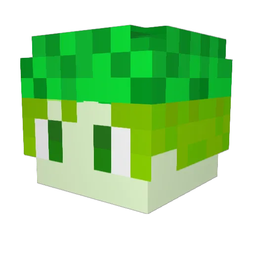 Liu_Mei Minecraft avatar head, 3D render