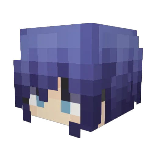 Liu_YingFever Minecraft avatar head, 3D render