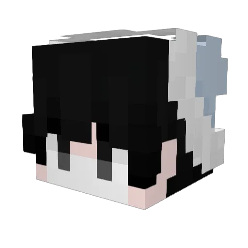 Liu_zt Minecraft avatar head, 3D render