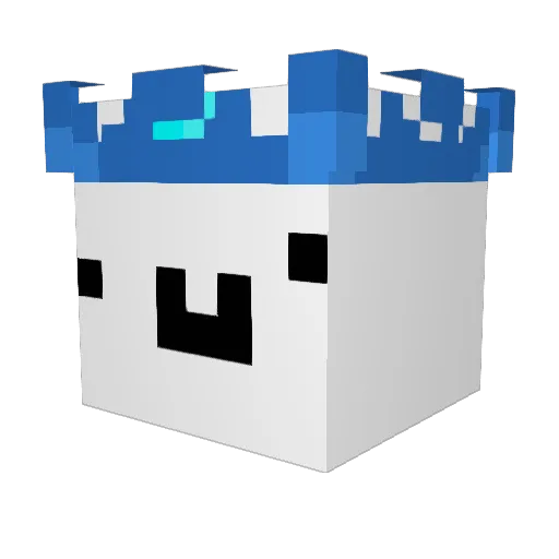 Liukk0 Minecraft avatar head, 3D render