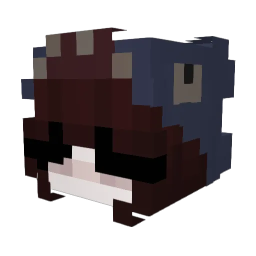 Liutony1019 Minecraft avatar head, 3D render