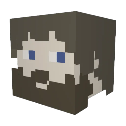Liutprandoq99 Minecraft avatar head, 3D render