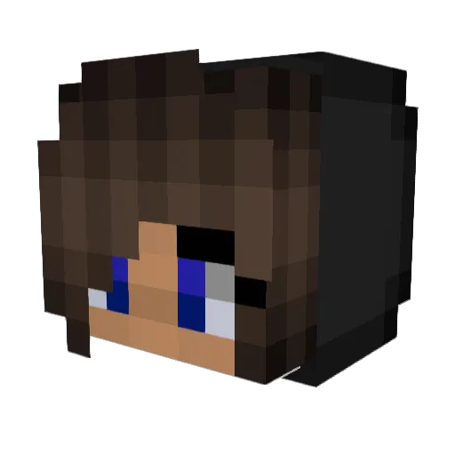 LivLine0406 Minecraft avatar head, 3D render