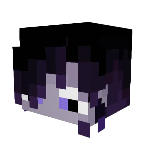 LivTheKirby Minecraft avatar head, 3D render