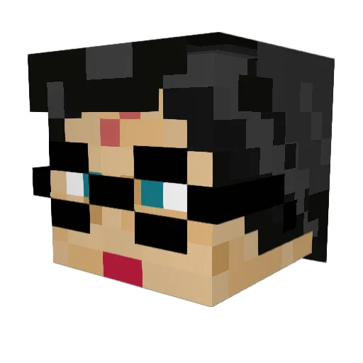 LivWagg Minecraft avatar head, 3D render