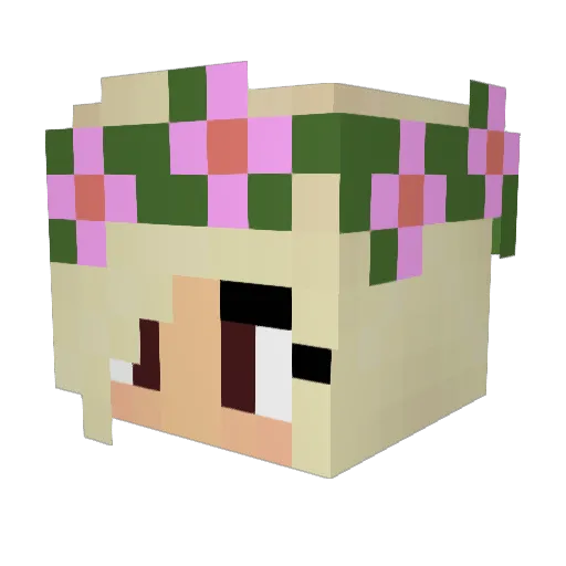Liv_Anna Minecraft avatar head, 3D render