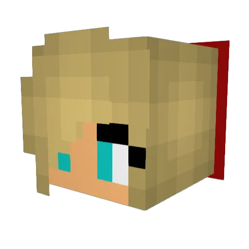 Livc91 Minecraft avatar head, 3D render