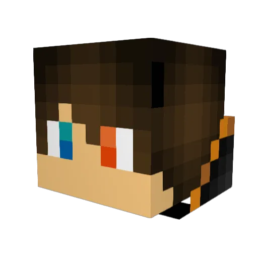 Livcio11 Minecraft avatar head, 3D render