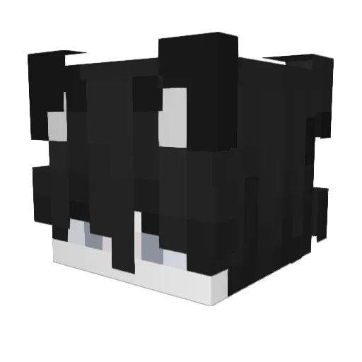 LiveGuide125 Minecraft avatar head, 3D render