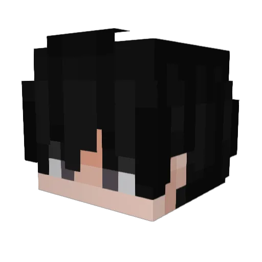 LiveHeroes Minecraft avatar head, 3D render