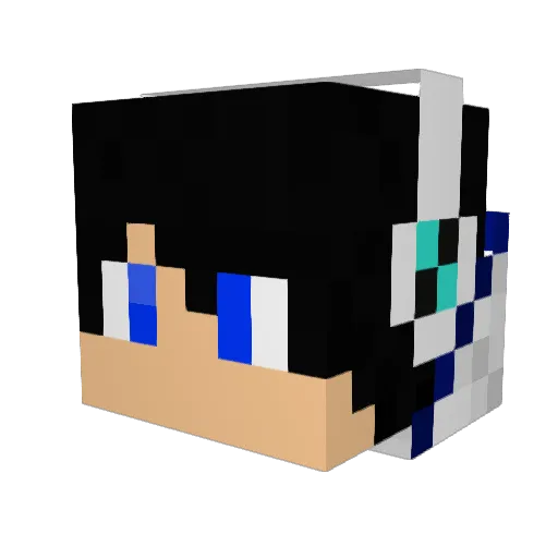 LiveLongFlame8 Minecraft avatar head, 3D render