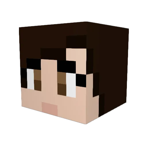 Live_Dream Minecraft avatar head, 3D render