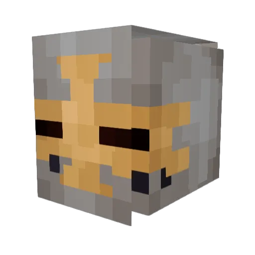 Livednatas Minecraft avatar head, 3D render