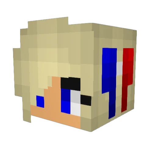 LivelyLime Minecraft avatar head, 3D render