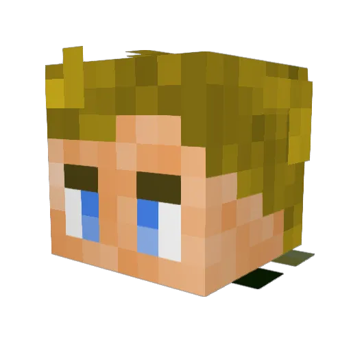 LiverpoolDawg Minecraft avatar head, 3D render