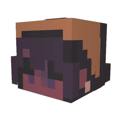 LivianaM Minecraft avatar head, 3D render